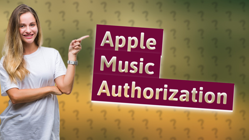 Apple Music Authorization