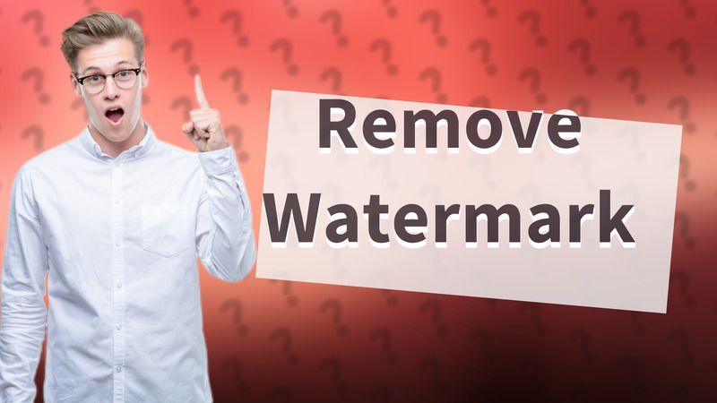 Remove Watermark