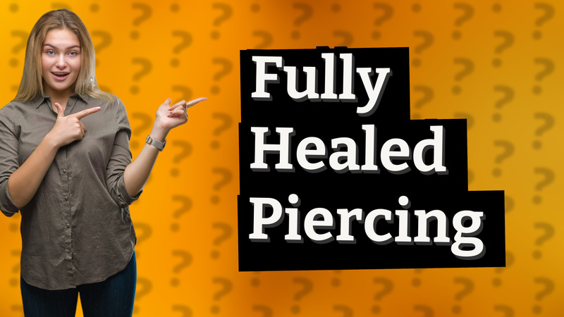 Fully Healed Piercing
