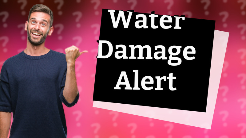 Water Damage Alert