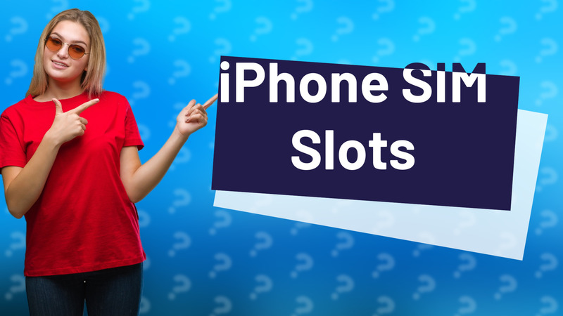 iPhone SIM Slots