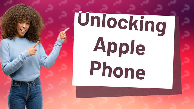 Unlocking Apple Phone