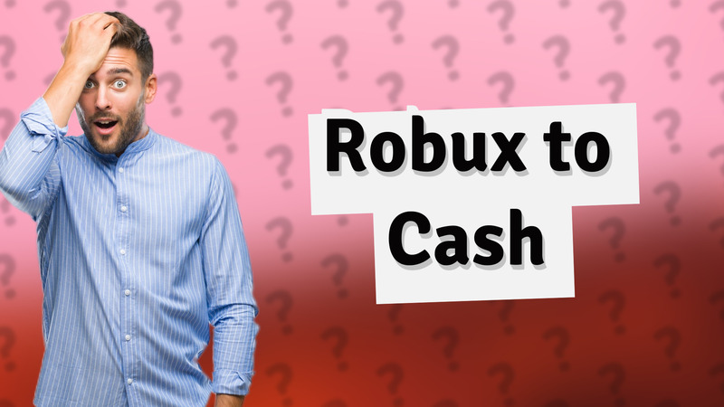 Robux to Cash