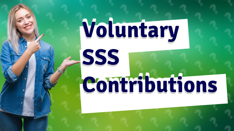 Voluntary SSS Contributions