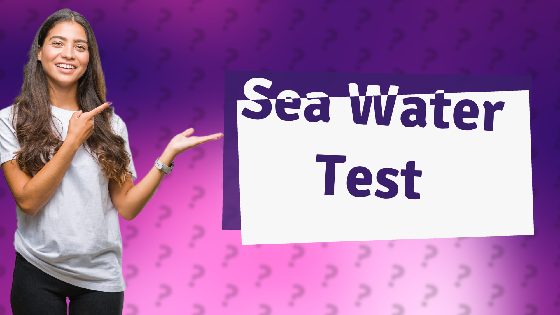 Sea Water Test