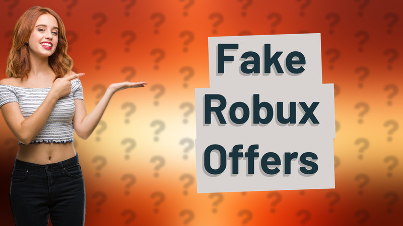 Fake Robux Offers