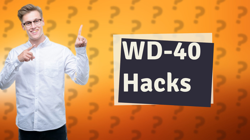 WD-40 Hacks