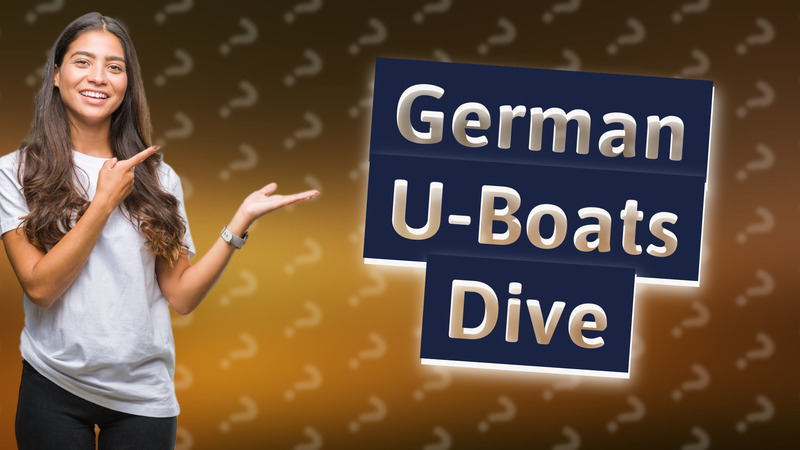 German U-Boats Dive