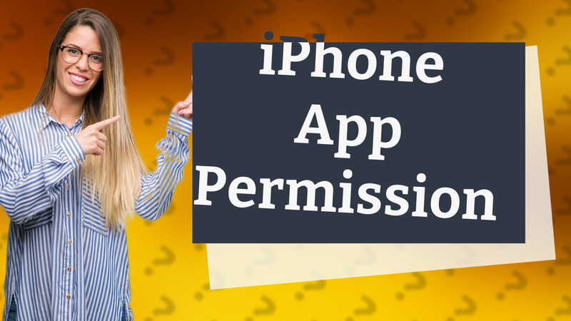 iPhone App Permission