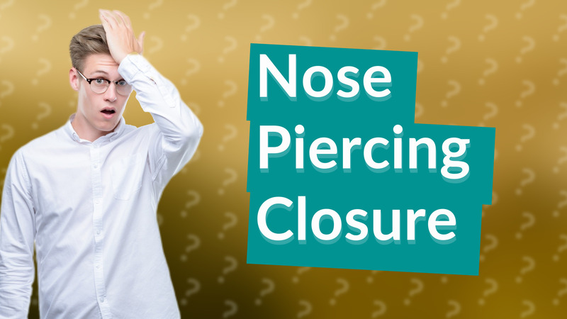 Nose Piercing Closure