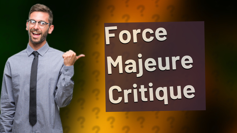 Force Majeure Critique
