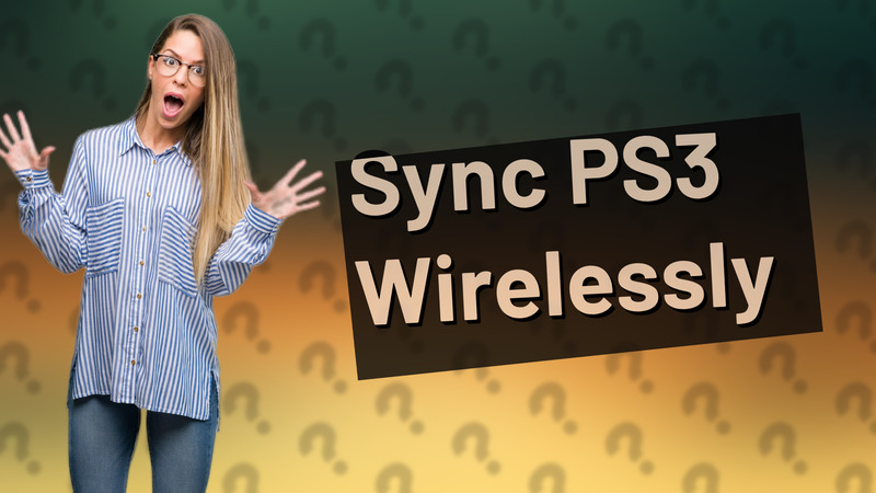 Sync PS3 Wirelessly