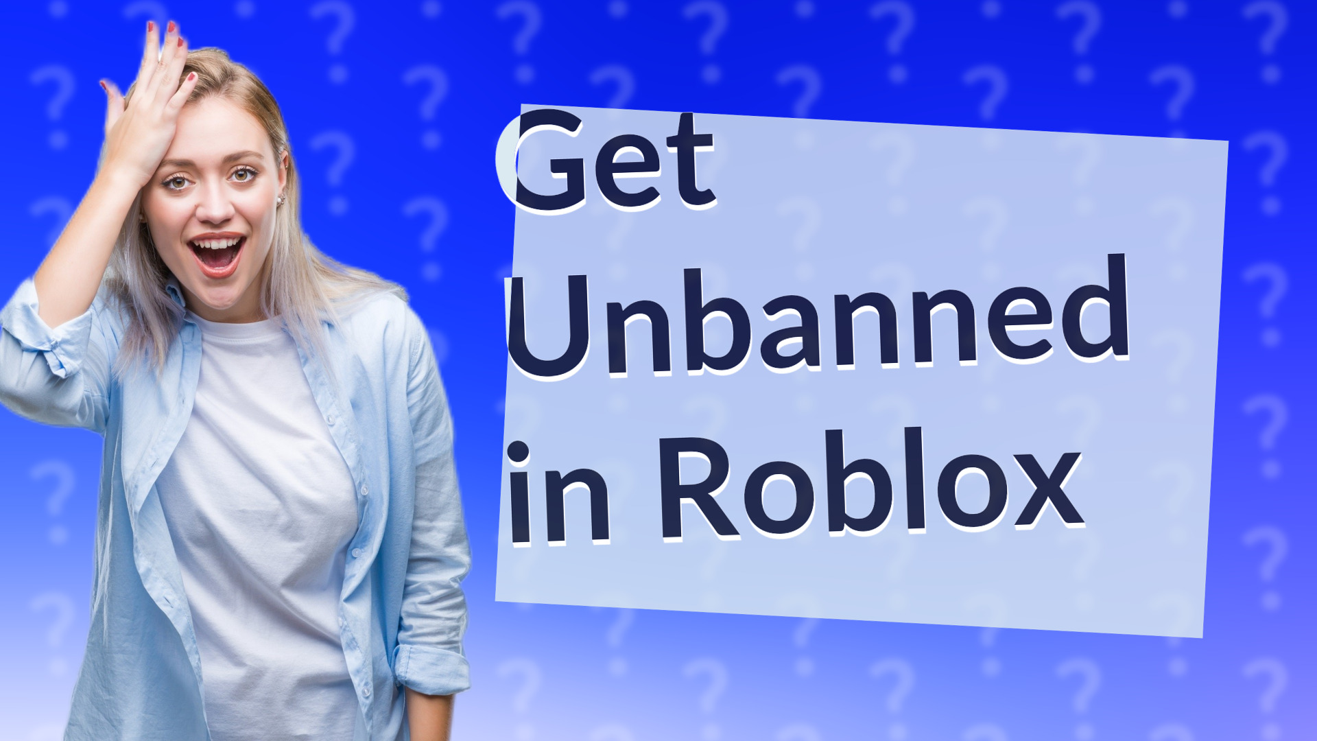 Get Unbanned in Roblox
