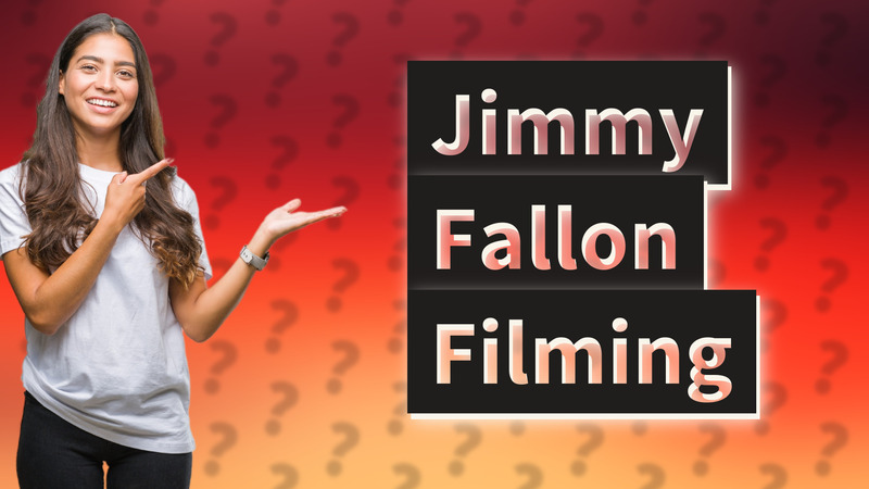 Jimmy Fallon Filming