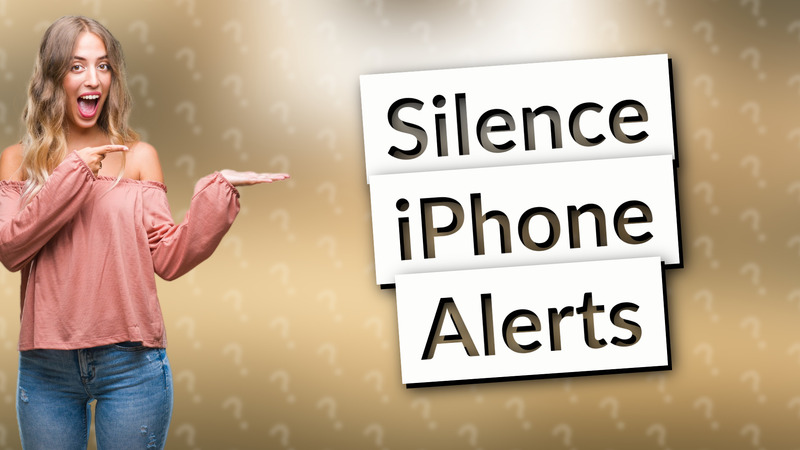 Silence iPhone Alerts