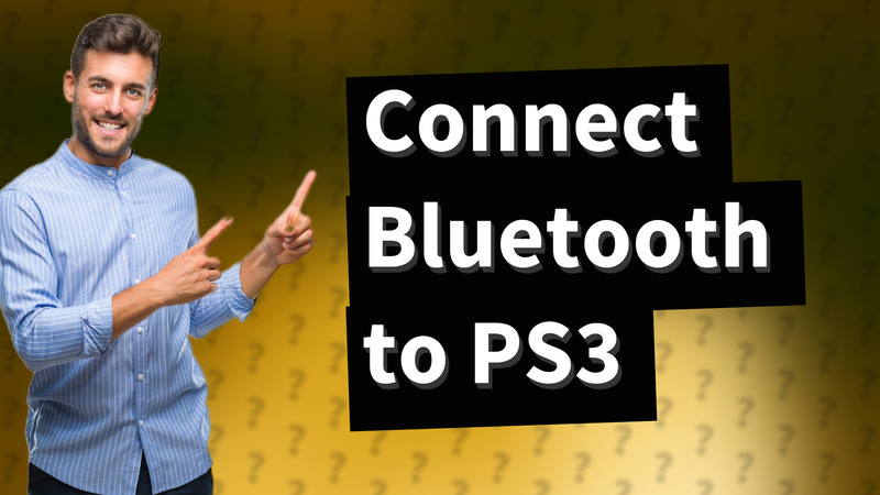 Connect Bluetooth to PS3
