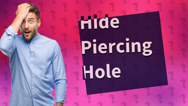Hide Piercing Hole