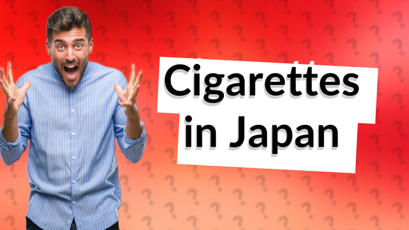 Cigarettes in Japan