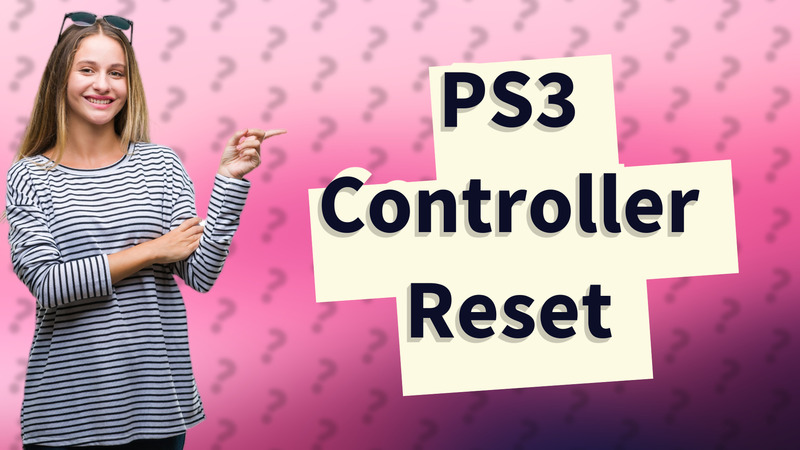 PS3 Controller Reset