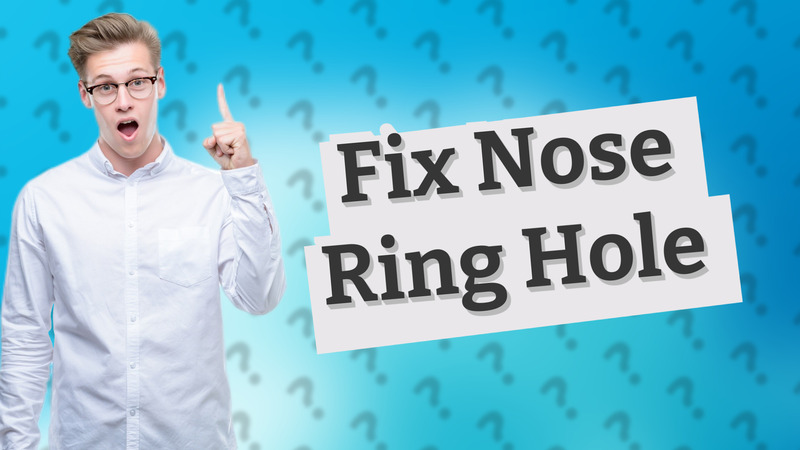 Fix Nose Ring Hole