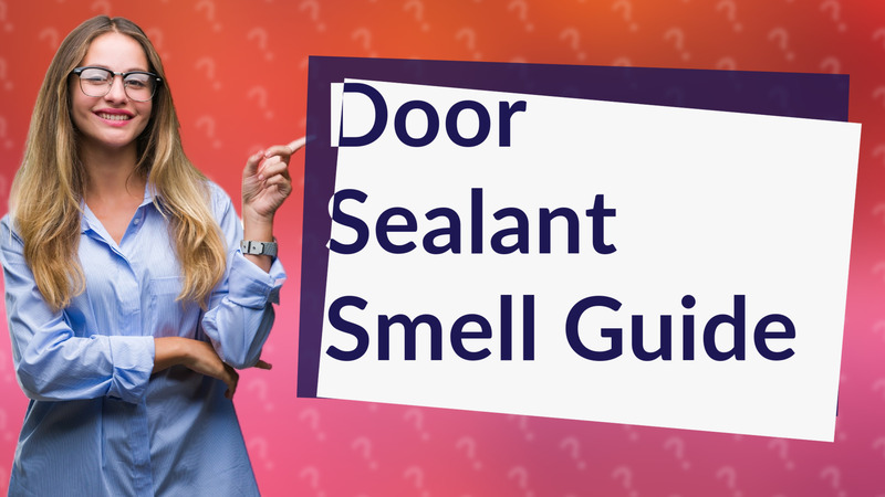 Door Sealant Smell Guide