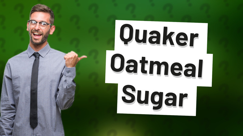 Quaker Oatmeal Sugar