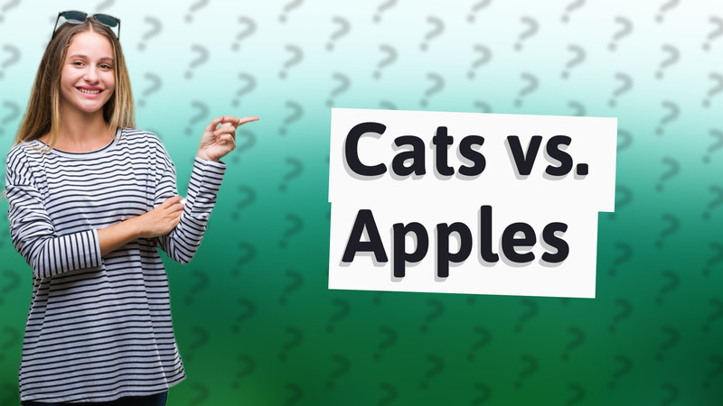Cats vs. Apples