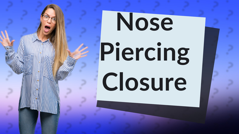 Nose Piercing Closure