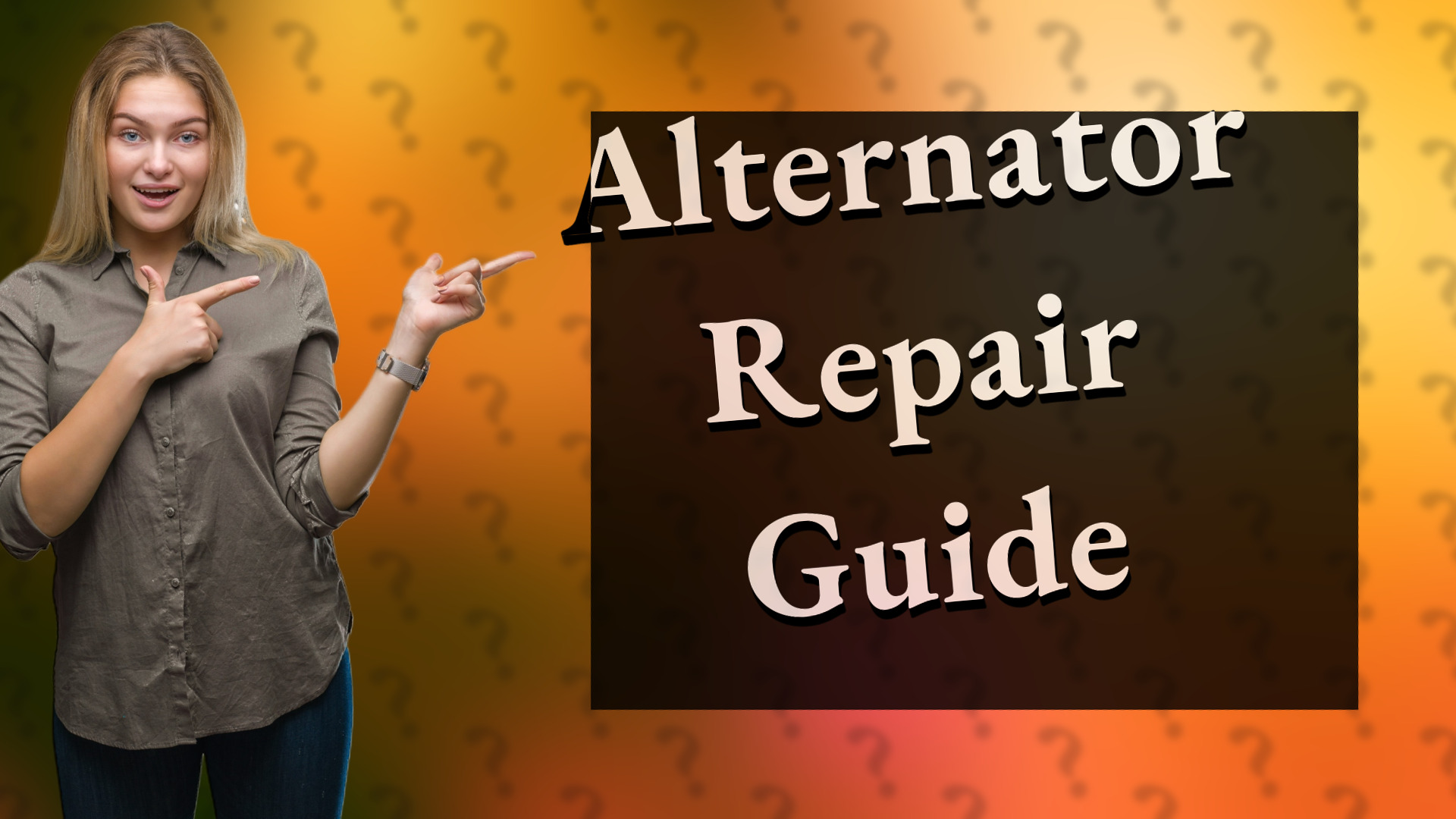 Alternator Repair Guide