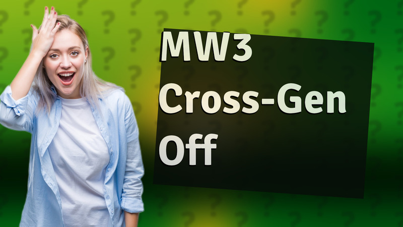 MW3 Cross-Gen Off