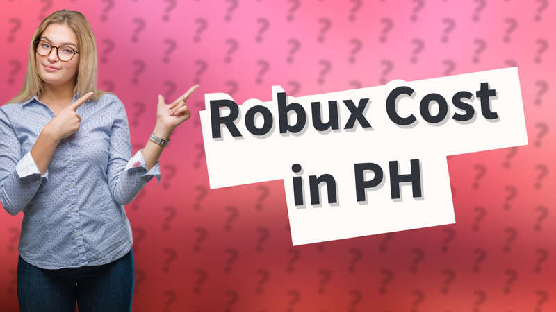 Robux Cost in PH