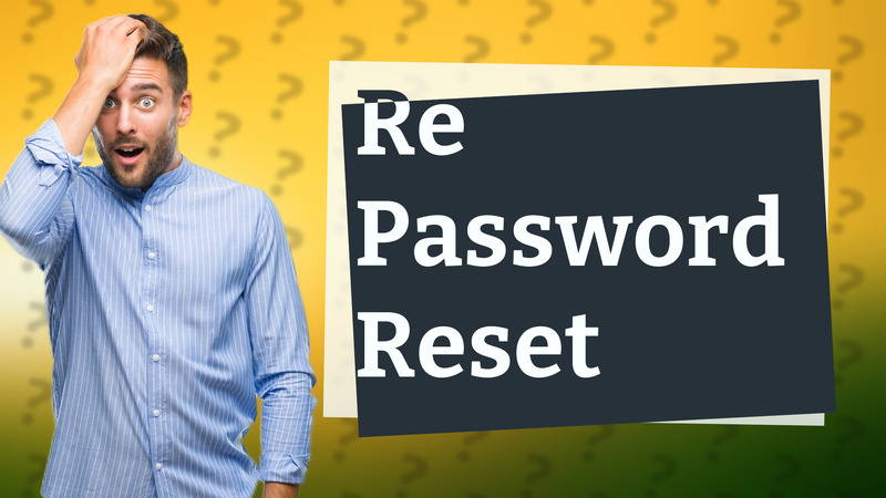 Re Password Reset