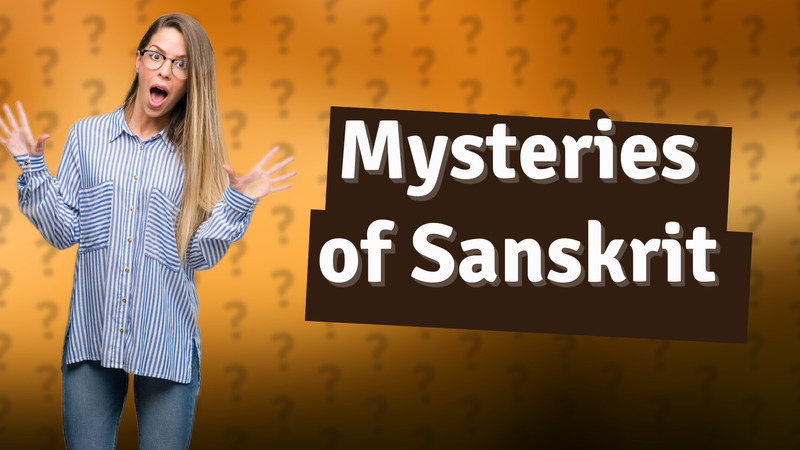 Mysteries of Sanskrit