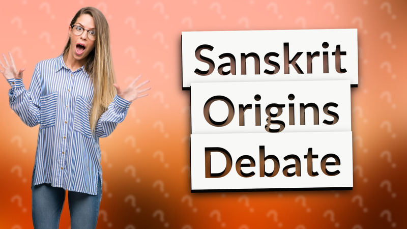 Sanskrit Origins Debate