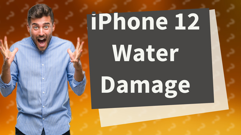 iPhone 12 Water Damage