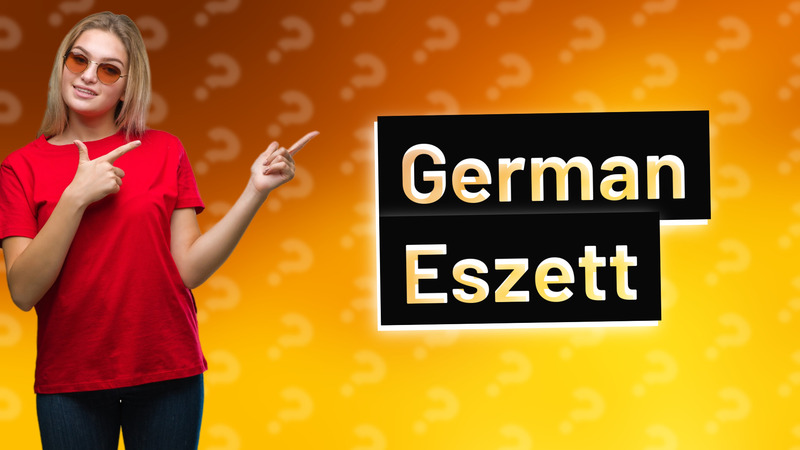 German Eszett