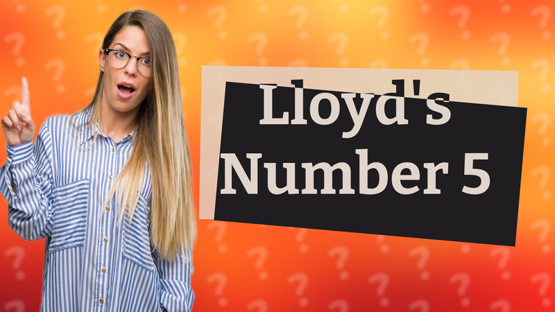 Lloyd's Number 5