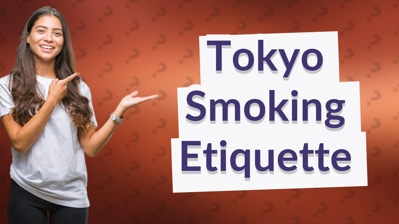 Tokyo Smoking Etiquette