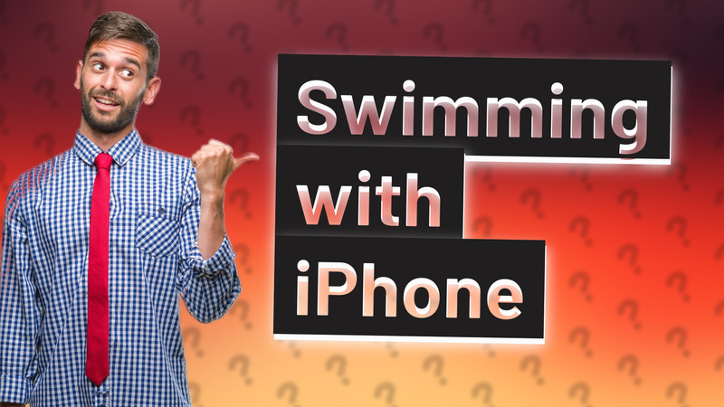 Swimming with iPhone
