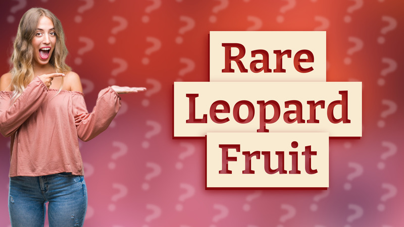 Rare Leopard Fruit