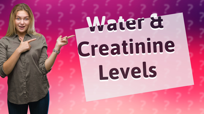 Water & Creatinine Levels