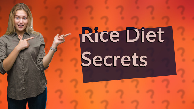 Rice Diet Secrets