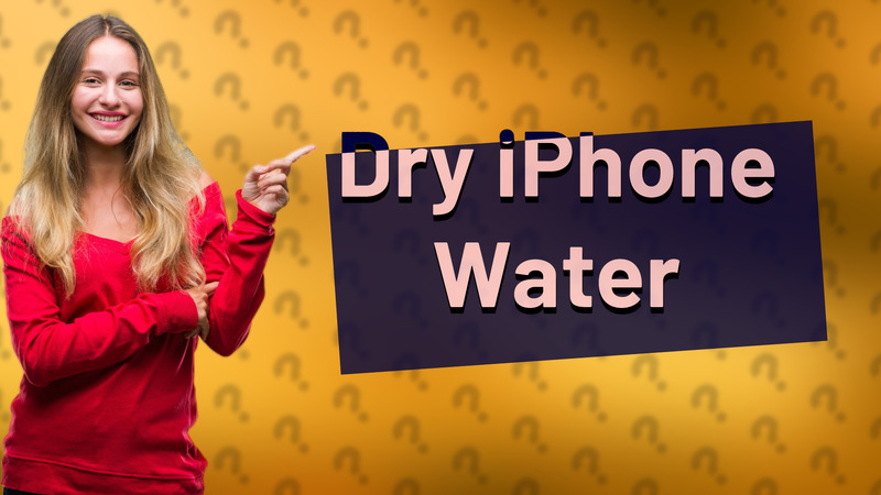 Dry iPhone Water