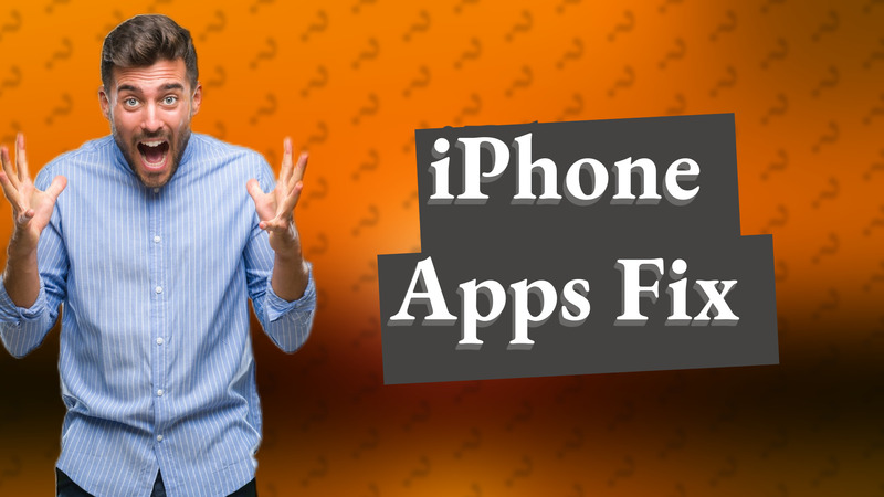 iPhone Apps Fix