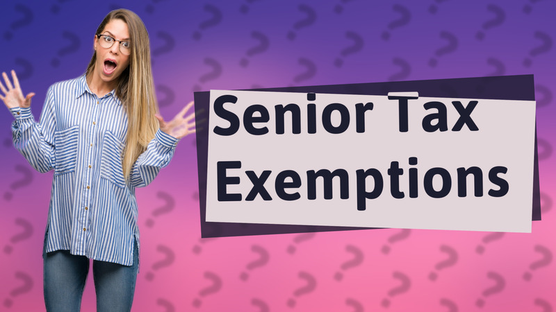 Senior Tax Exemptions