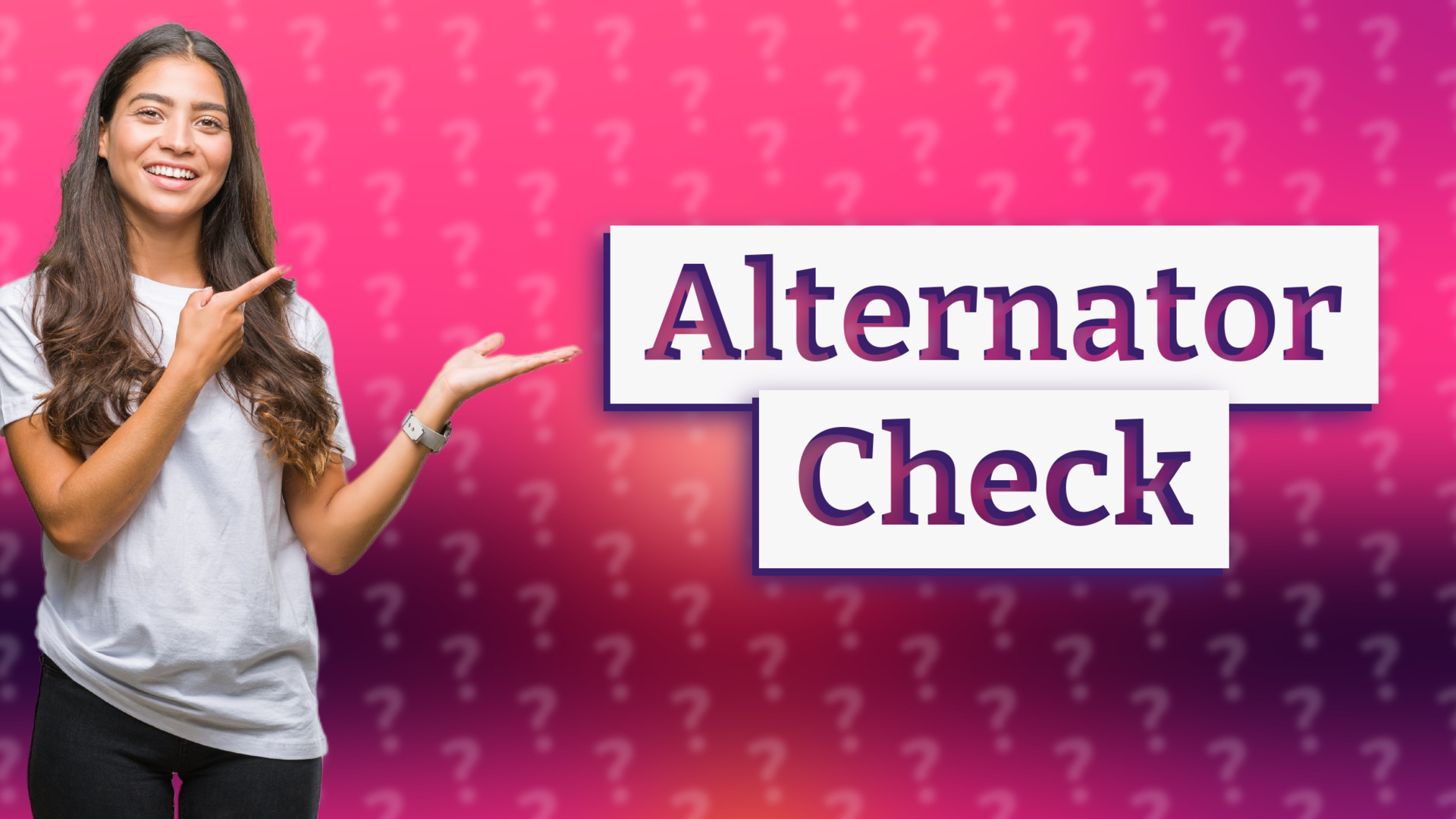 Alternator Check