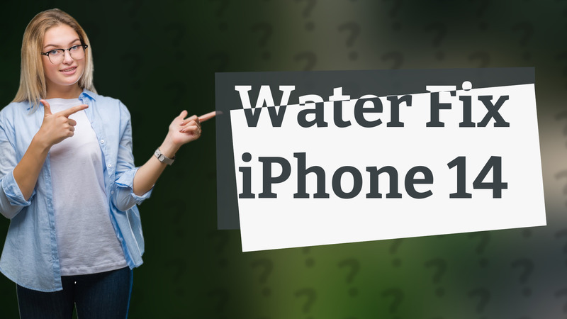 Water Fix iPhone 14