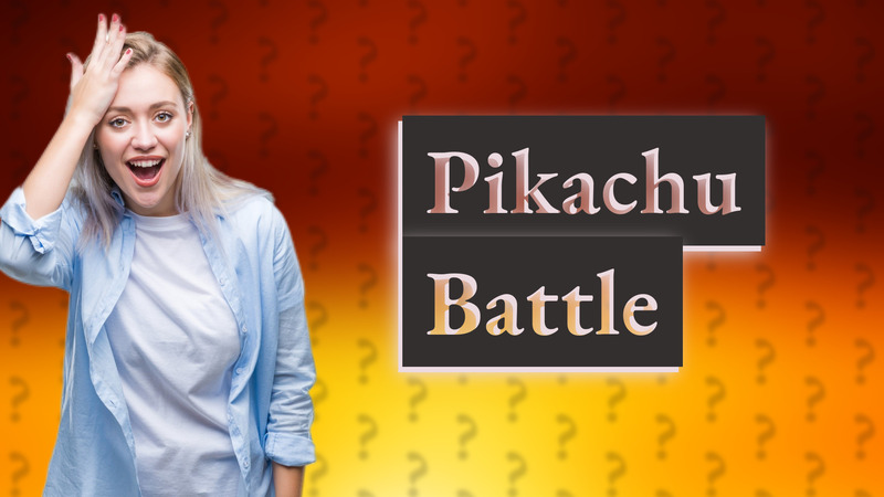 Pikachu Battle
