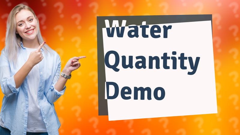 Water Quantity Demo