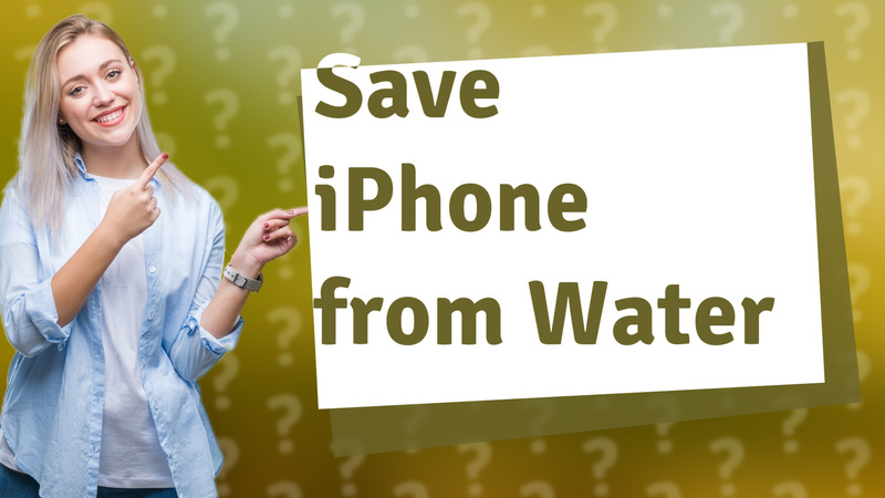 Save iPhone from Water